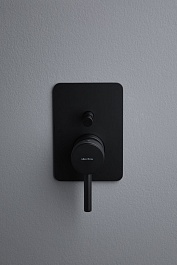 Allen Brau Смеситель для душа Priority X2 5.31011-31 (с внутренней частью, 2 выхода) черный матовый – фотография-3