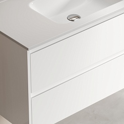 Sancos Мебель для ванной Libra 100 белый глянец – фотография-6