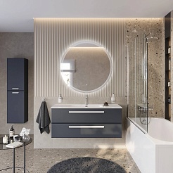 BelBagno Мебель для ванной Eco Cer-N 120 CZR-8095-120 grafito ручки сатин – фотография-2