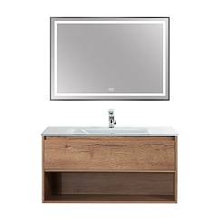 BelBagno Зеркало SPC-KRAFT-1000-800-LED-TCH-WARM-NERO – фотография-9