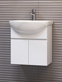 Vigo Тумба под раковину Wing 500-2-0 подвесная белая – фотография-3