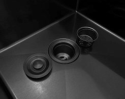 Hoffger Мойка для кухни 5050 Black ECO – фотография-2