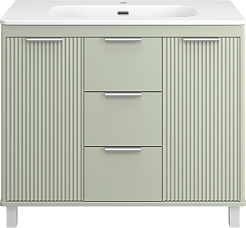 Brevita Тумба с раковиной Risacca Pistachio 100 фисташковый – фотография-1