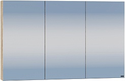 СанТа Мебель для ванной Марс 120 подвесная белая/янтарное дерево – фотография-9