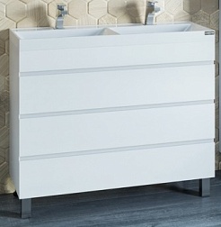 СанТа Тумба для умывальника Марс 100 напольная, Юпитер 100 – фотография-1