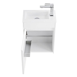 BelBagno Мебель для ванной Pietra mini 40 L Bianco Lucido, BTN – фотография-9