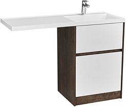 Акватон Мебель для ванной Лондри 60 R дуб кантри/белая – фотография-2