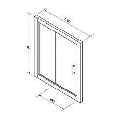 Excellent Раздвижная дверь в нишу 600 120 см – фотография-3
