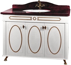 Водолей Тумба с раковиной "Анжелика 110" F-1 красная – фотография-1