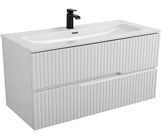 Cezares Тумба с раковиной Duet-N 100 подвесная Bianco Opaco с раковиной CZR-8073-100