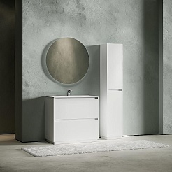 Sancos Тумба под раковину Libra Floor 90 белый глянец – фотография-4