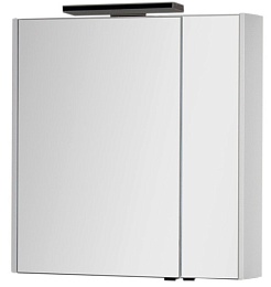 Aquanet Зеркальный шкаф "Франка 85" белый – фотография-4