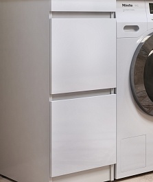 Vigo Тумба с раковиной Urban 400-0-2 со столешницей под стиральную машину белая – фотография-8