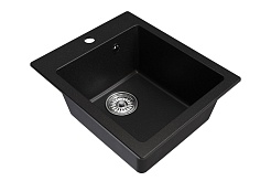 Mixline Мойка кухонная ML-GM14 ультра-черная – фотография-2