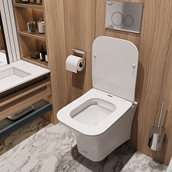 Ceruttispa Унитаз подвесной Vettore Aria MW CT9242 белый матовый – фотография-4