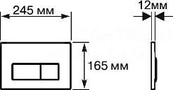 Aquatek Унитаз подвесной Классик AQ1112-00 в комплекте с инсталляцией Standard INS-0000012 с клавишей смыва KDI-0000010 глянцевый хром и крепления KKI-0000002 – фотография-6