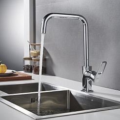 Rossinka Смеситель для кухни RS46-23 хром – фотография-2