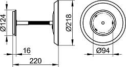 Keuco Косметическое зеркало Bella Vista 17605 019000 с подсветкой – фотография-2