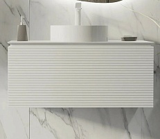 Jorno Тумба под раковину Stone 100 белая