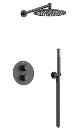 Sancos Душевой комплект Etna SC9010MB черный матовый – фотография-1