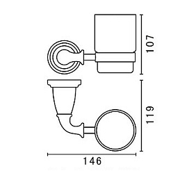 Art&Max Стакан Bianchi AM-E-2602-Do – фотография-2