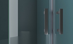 BelBagno Душевой уголок Kraft 100/100 KRAFT-R-2-100-C-Cr стекло прозрачное – фотография-3