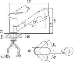 D&K Смеситель "Speyer Rhein DA1312501" для кухонной мойки – фотография-2