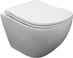Azario Унитаз подвесной Etera AZ-118E-UQ3 безободковый белый