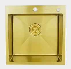 Hoffger Мойка для кухни 5050 Gold – фотография-1