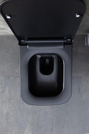 Allen Brau Чаша подвесного унитаза Infinity 4.21011.31 чёрный матовый – фотография-24