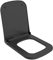 Ambassador Сиденье для унитаза Benefit тонкое черное матовое