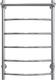 Aringa Полотенцесушитель электрический Берген 80x50 AR03006CH с полкой хром – фотография-1