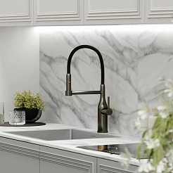 Sancos Смеситель для кухни Pride SC4011GG вороненая сталь – фотография-5