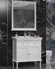 Opadiris Мебель для ванной Кантара 85 белая матовая – фотография-1