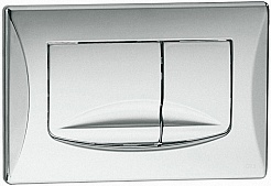 OLI Кнопка смыва River Dual матовый хром – фотография-1