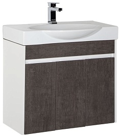 Aquanet Тумба с раковиной "Коста 76" дуб антик – фотография-10