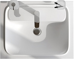 Am.Pm Тумба с раковиной Func 60 подвесная белая матовая – фотография-11