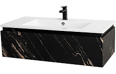 Cezares Тумба под раковину Slider 100 подвесная чёрный фьюжн