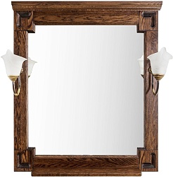 Водолей Зеркало Дубэлла 65 орех – фотография-3