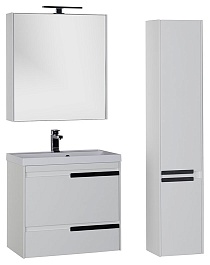 Aquanet Мебель для ванной "Тиволи 70" белая – фотография-2