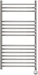 Point Полотенцесушитель электрический П14 500x1000 PN05150SPE с полкой хром – фотография-2