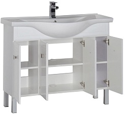 Aquanet Тумба с раковиной "Стайл 105" с дверцами – фотография-3