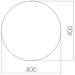 Mixline Зеркало Комфорт Круг 40 – фотография-2