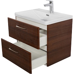 BelBagno Тумба с раковиной Due 50 подвесная Noce – фотография-4