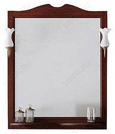 Opadiris Мебель для ванной Клио 80 орех антикварный – фотография-4