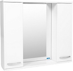 Viant Зеркальный шкаф Милан 80 белый – фотография-1