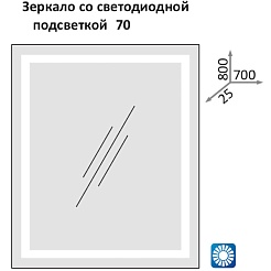 Какса-а Мебель для ванной Хилтон 80 черная – фотография-2