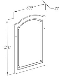 Opadiris Мебель для ванной Лоренцо 60 орех – фотография-6