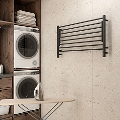 Terminus Полотенцесушитель электрический Горизонт П8 1000x600 черный муар – фотография-4