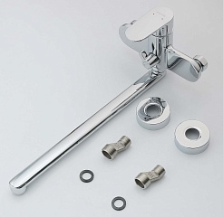 Aquatek Смеситель для ванны Ника AQ1842CR хром – фотография-2